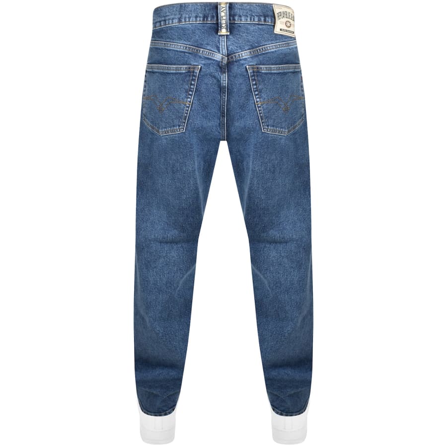 Replay blue jeans shoes hot sale